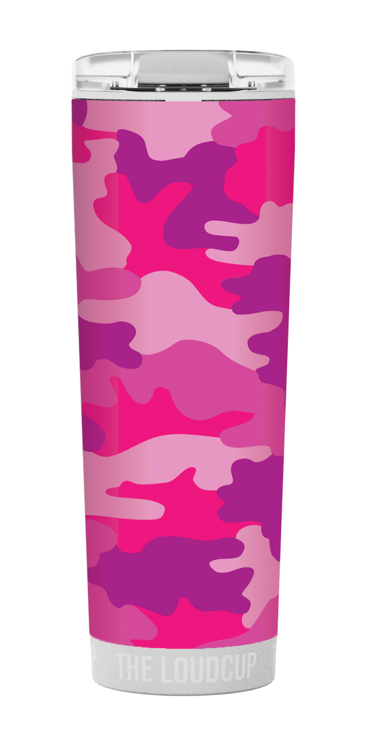 Pink Camo 23oz