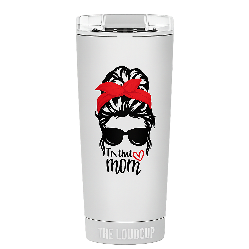 That Mom Red Bow 16oz
