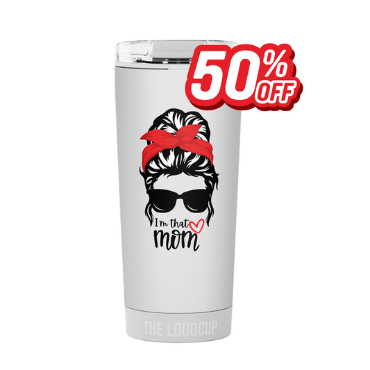 That Mom Red Bow 16oz