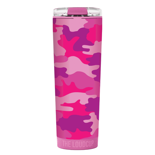Pink Camo 23oz