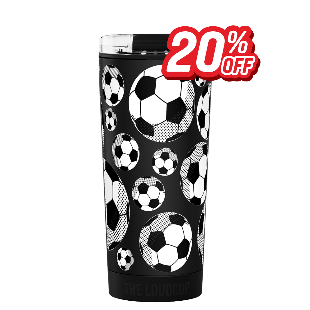 Soccer Pattern 16oz